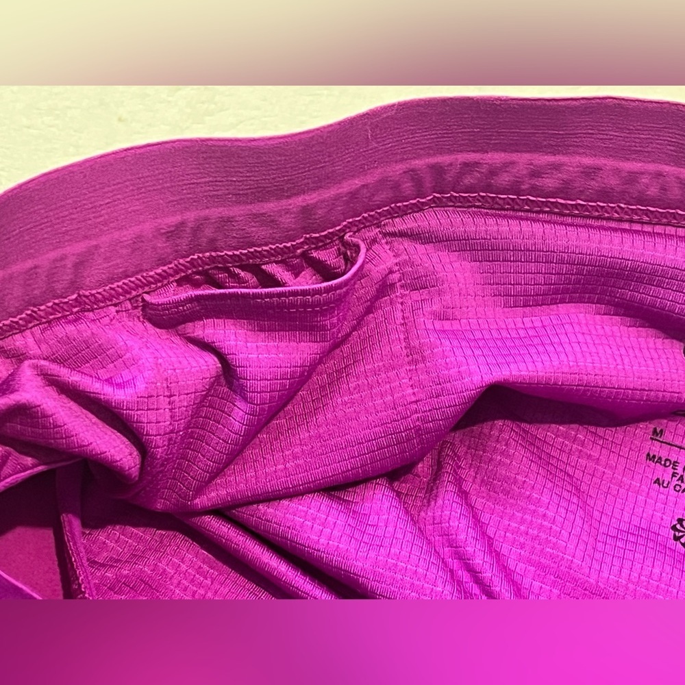 Nike Dri-Fit Women’s Fuchsia Athletic Running Drawstring Shorts Size Medium - Picture 10 of 16